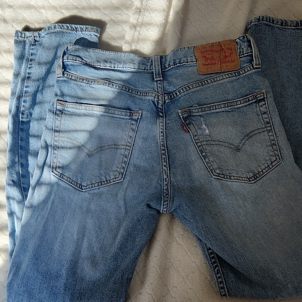511 Slim Fit Levi’s Flex Men's Jeans 30x30 Distressed Denim Y2k Street wear - Picture 10 of 14
